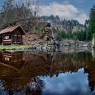 Hütte am See