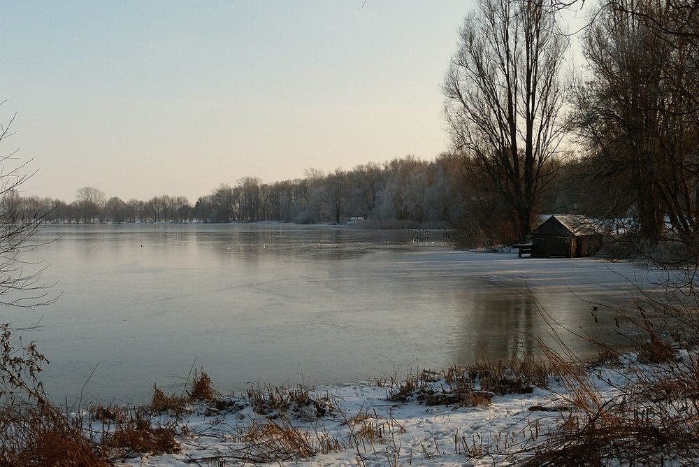 Hütte am See