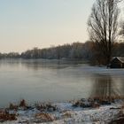 Hütte am See