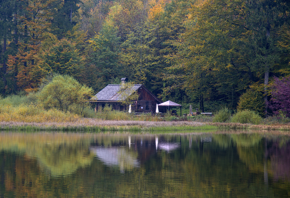 Hütte am See......