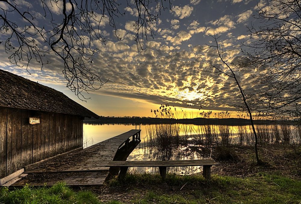 Hütte am See Foto & Bild landschaft, bach, fluss & see, see, teich