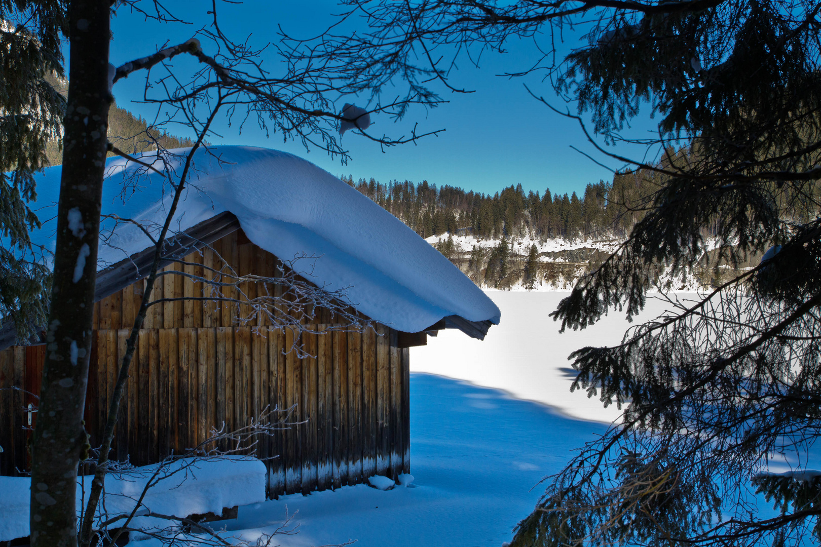 Hütte am Spitzingsee