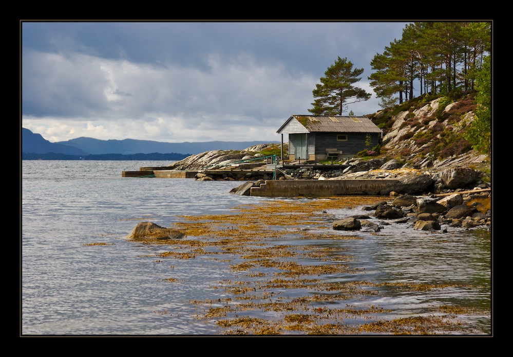 Hütte am Strand