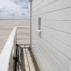 Hütte am Strand mit Fluchtpunkt