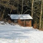 Hütte am Wald