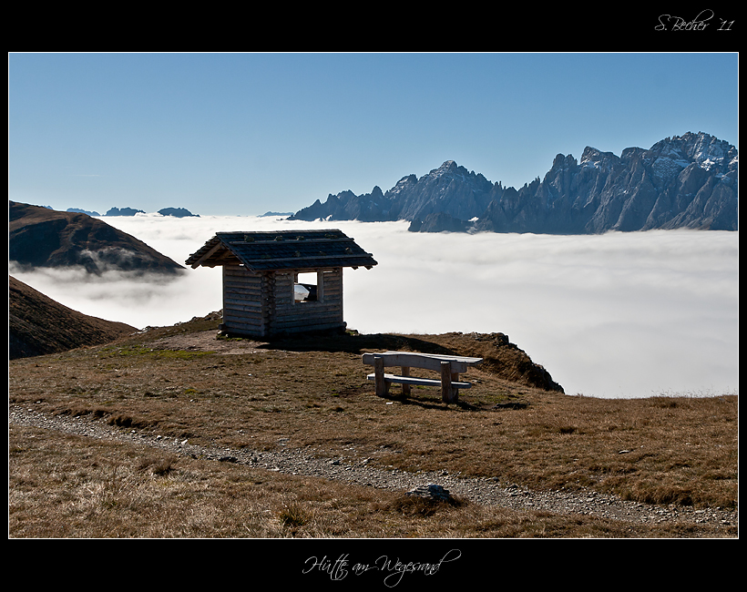 Hütte am Wegesrand