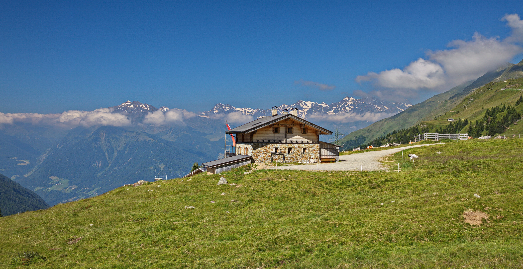 Hütte an der Jaufen-Paßstraße - Südtirol