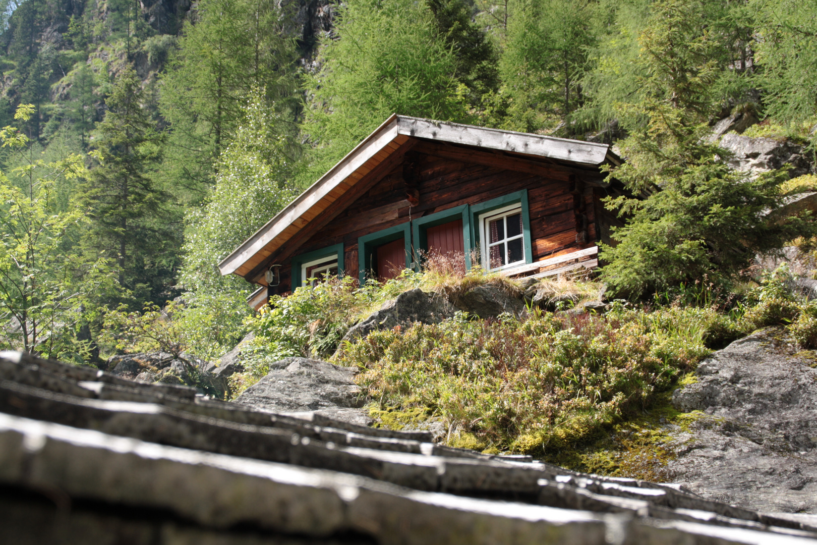 Hütte an der Putzentalalm