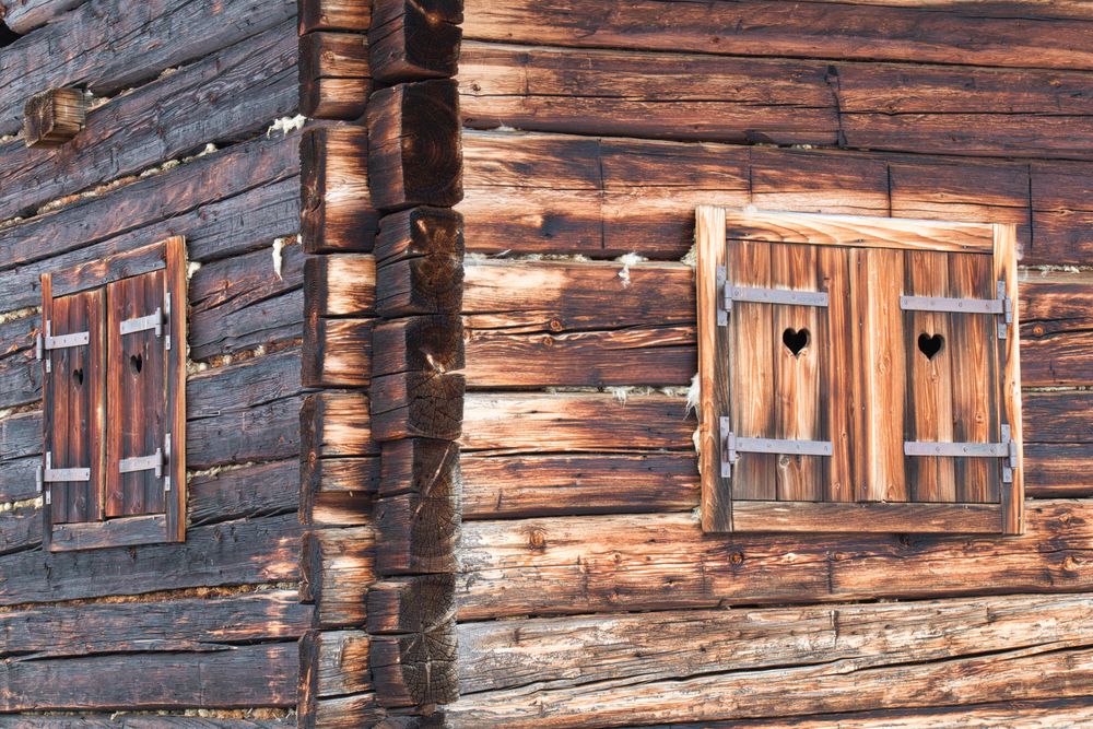 Hütte auf der Schlitzenalm