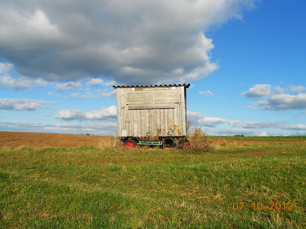 Hütte auf Rädern