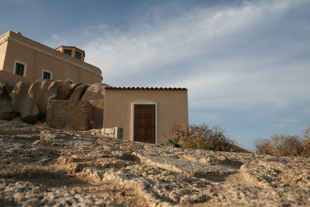 Hütte bei Capo Testa