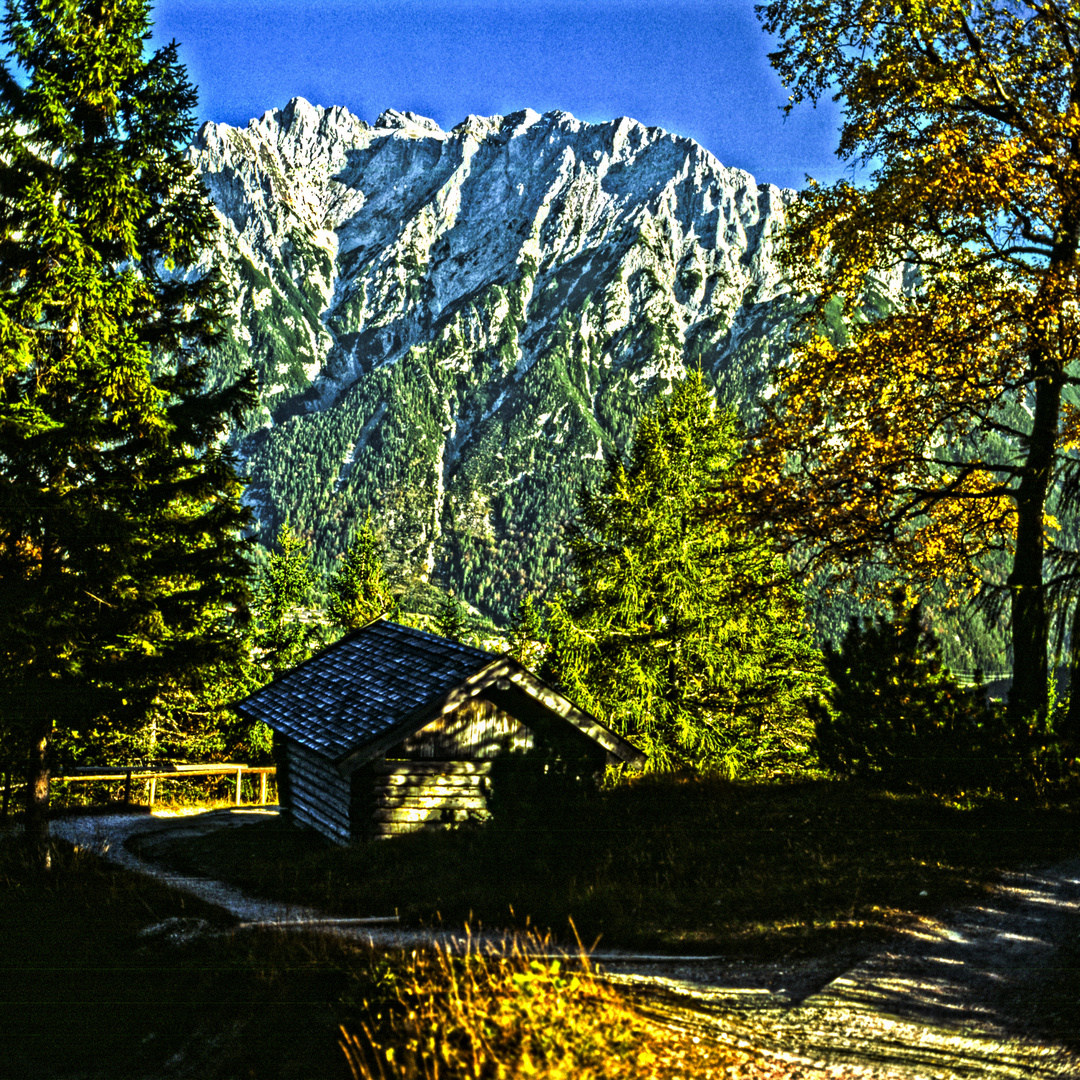 Hütte bei Mittenwald