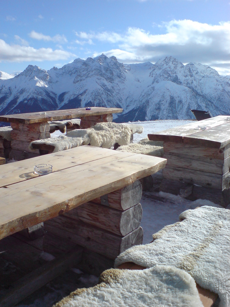 Hütte bei Motta Naluns, Scuol (CH)