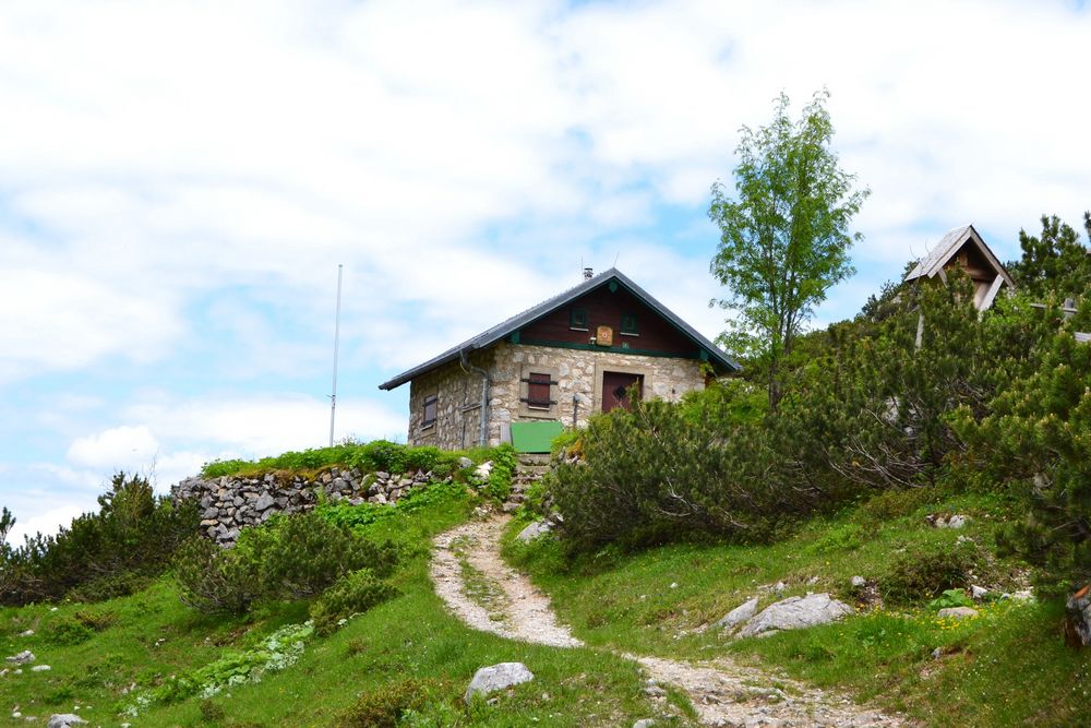 Hütte der Bergwacht