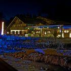 huette im blauen licht - maria alm