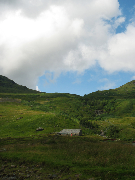 Hütte im Glen Lochay