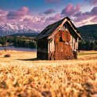 Hütte im Herbst