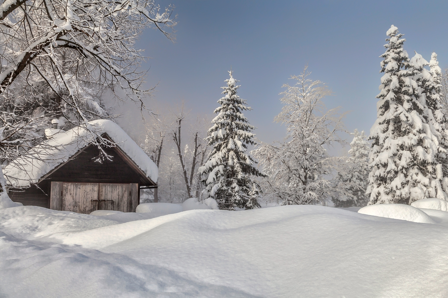 Hütte im Schnee III