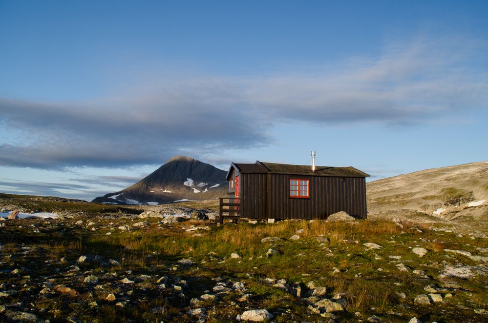 Hütte im Tromsofjell