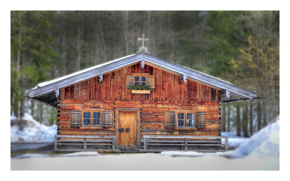 Hütte im Wald Foto & Bild | bearbeitungs - techniken, pseudo- hdr