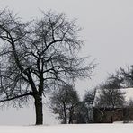 Hütte im Winter