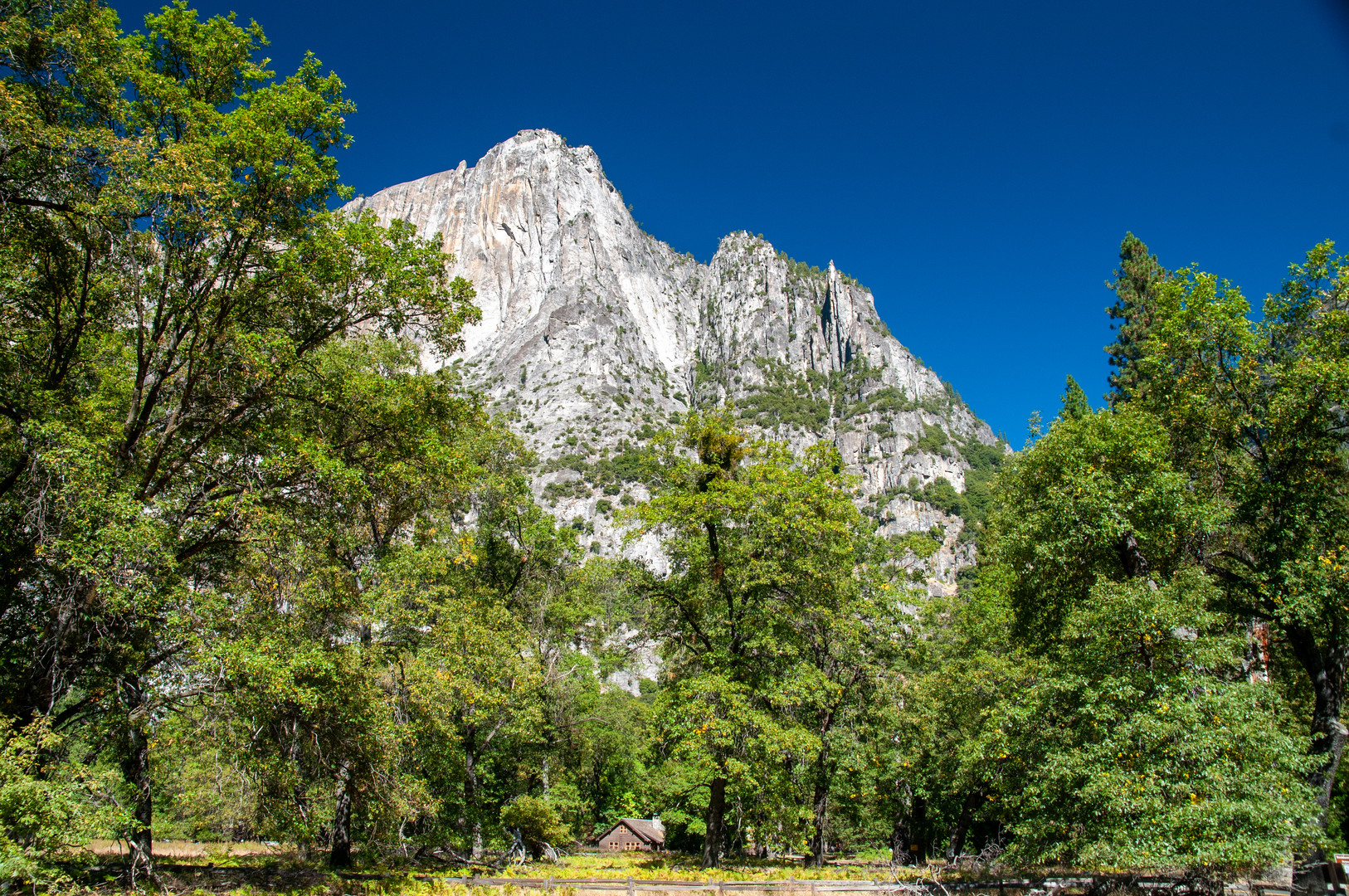 Hütte im Yosemite Park