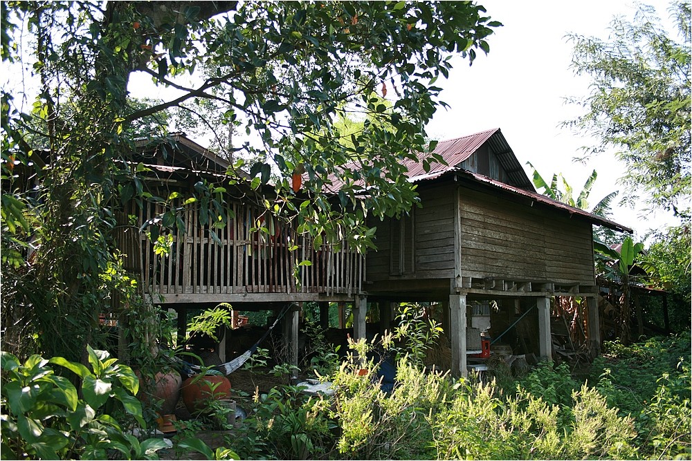 Hütte in Cambodia!