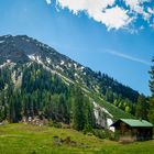 Hütte in den Alpen