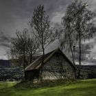 Hütte in den Bergen