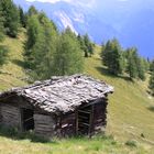 Hütte in den Bergen