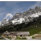 Hütte in den österreichischen Alpen