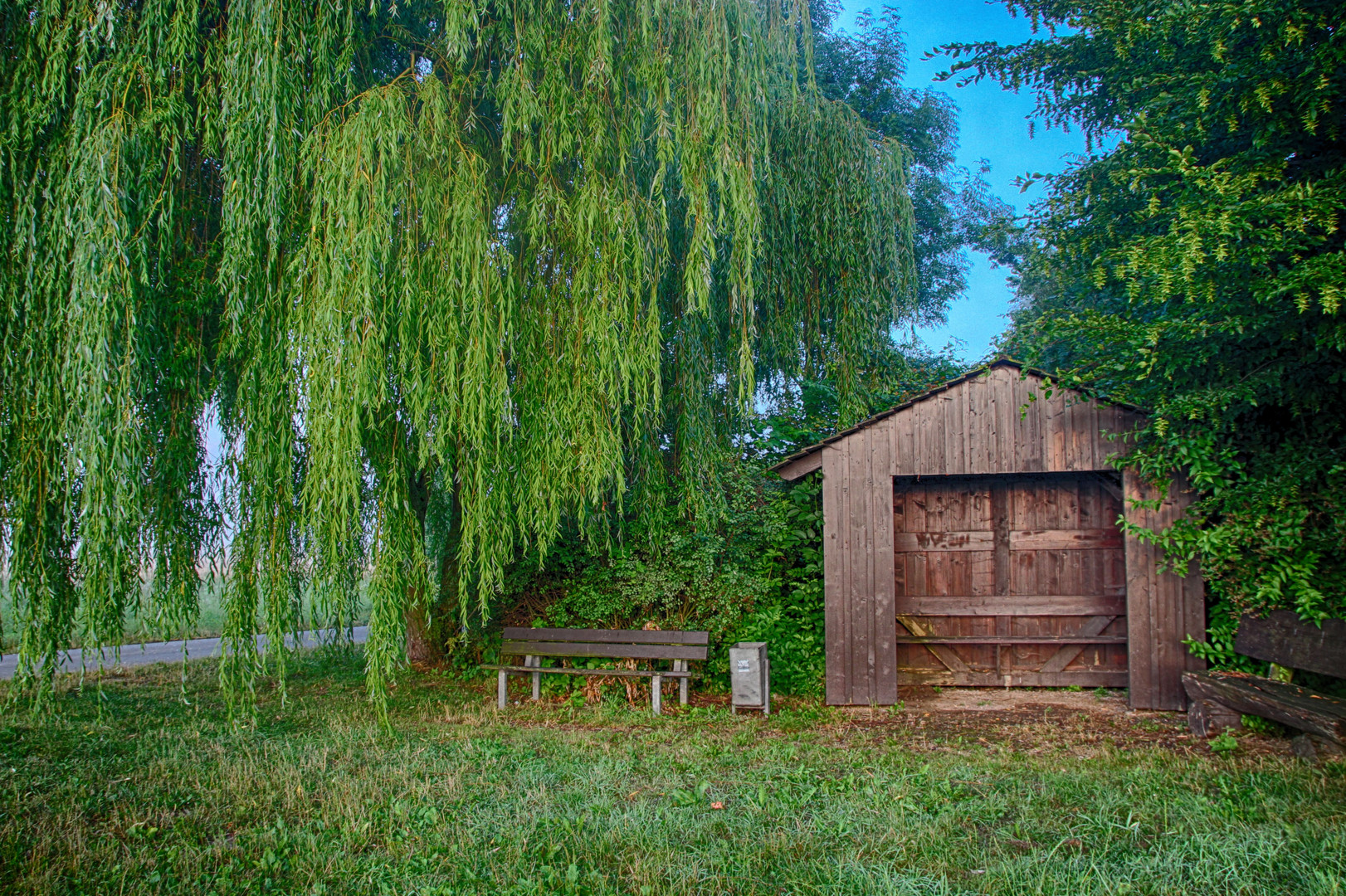 Hütte in der Feldmark