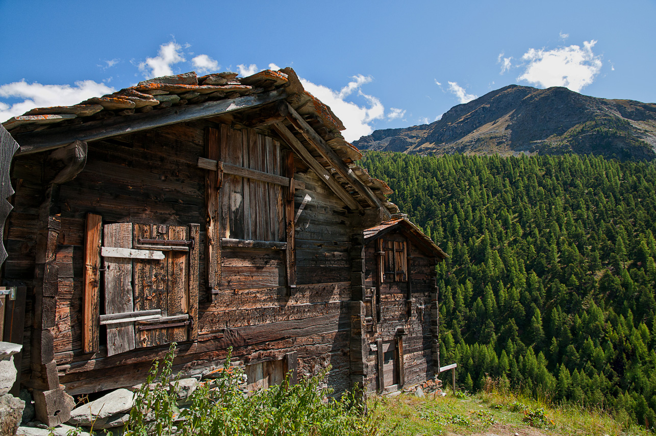 Hütte in Findeln - Schweiz