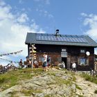 Hütte in Sicht - Aufstieg geschafft