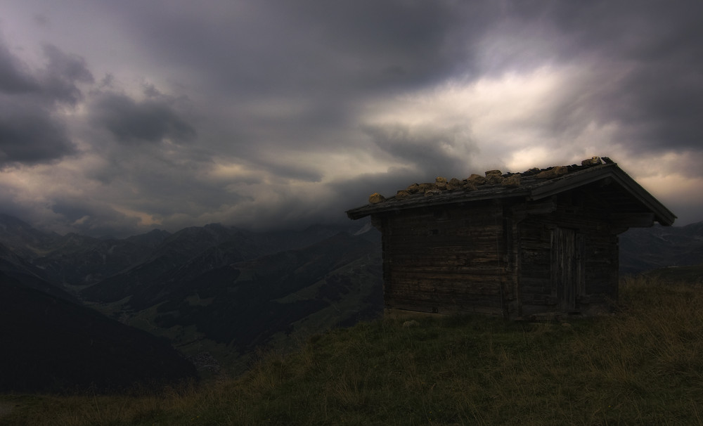 Hütte mit Ausblick