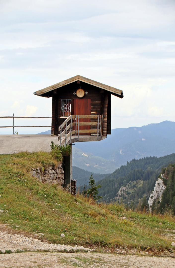 Hütte mit Ausblick