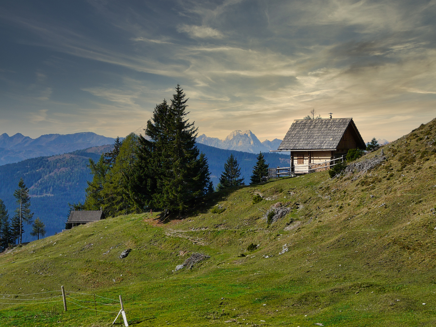 Hütte mit Aussicht