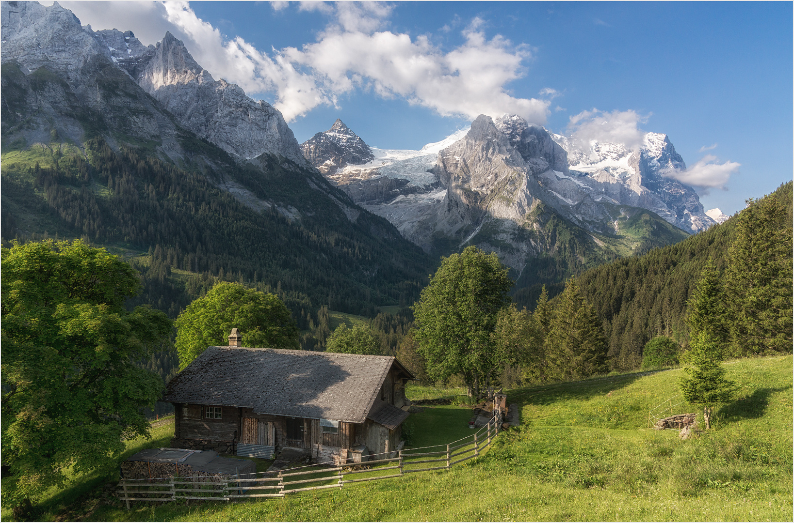 Hütte mit Aussicht