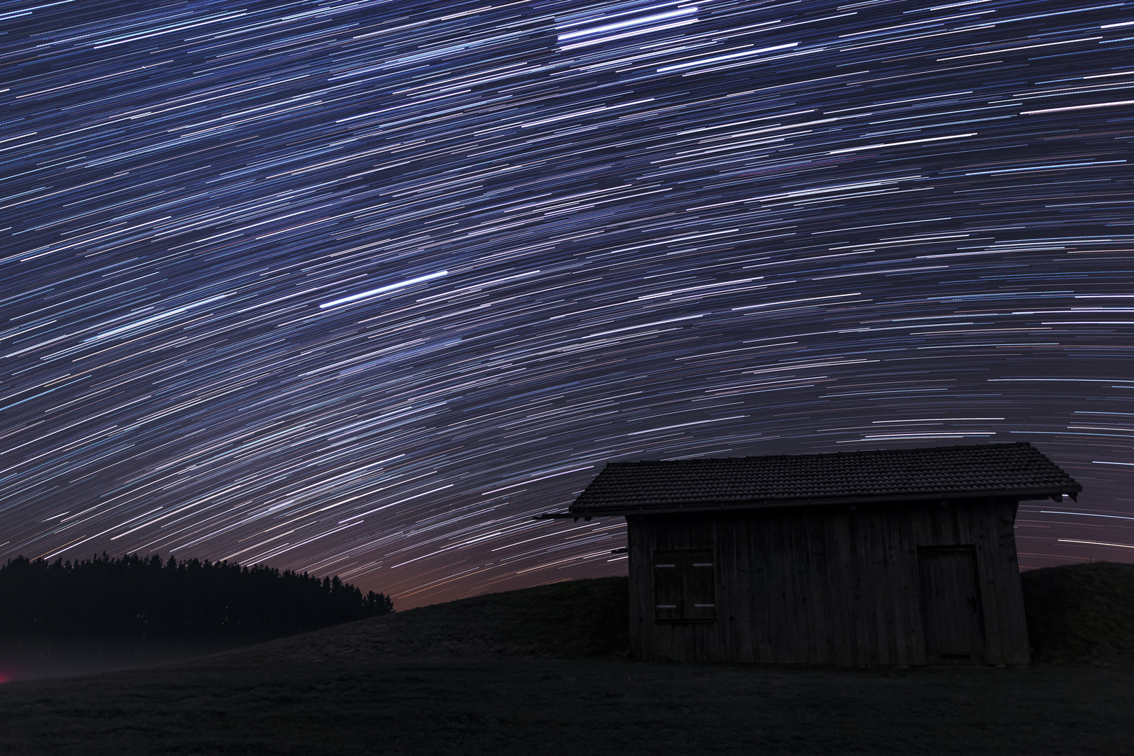 Hütte unterm Sternenzelt