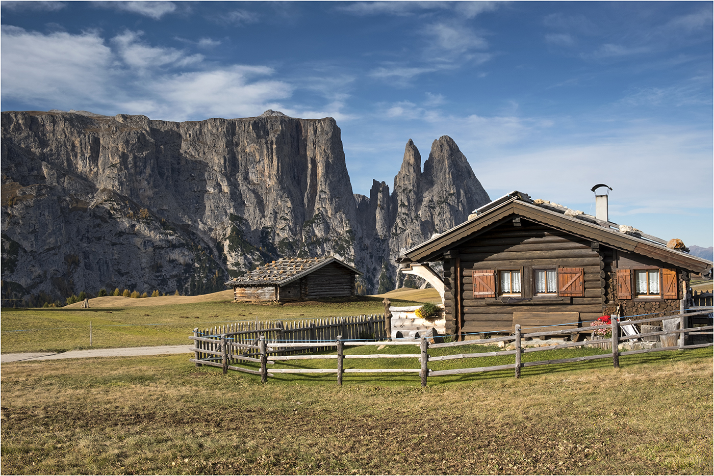 Hütten auf der Alm