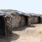 Hütten der Masai
