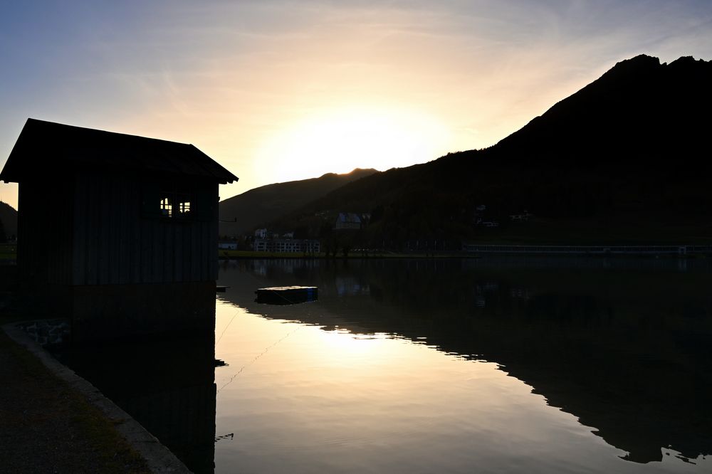 Hütten Durchblick