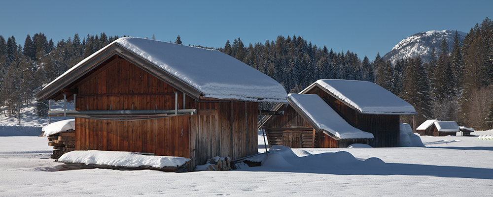 Hütten im Karwendel