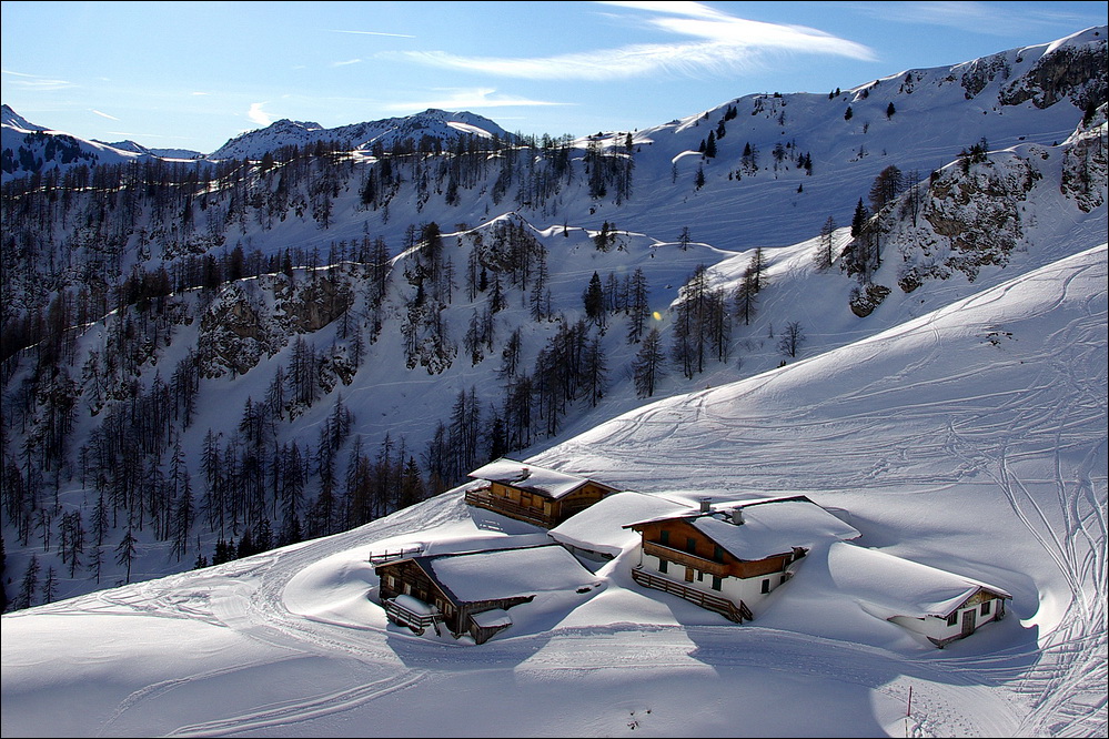 Hütten im Raintal am Kitzbüheler Horn