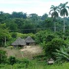 Hütten in der Sierra Maestra