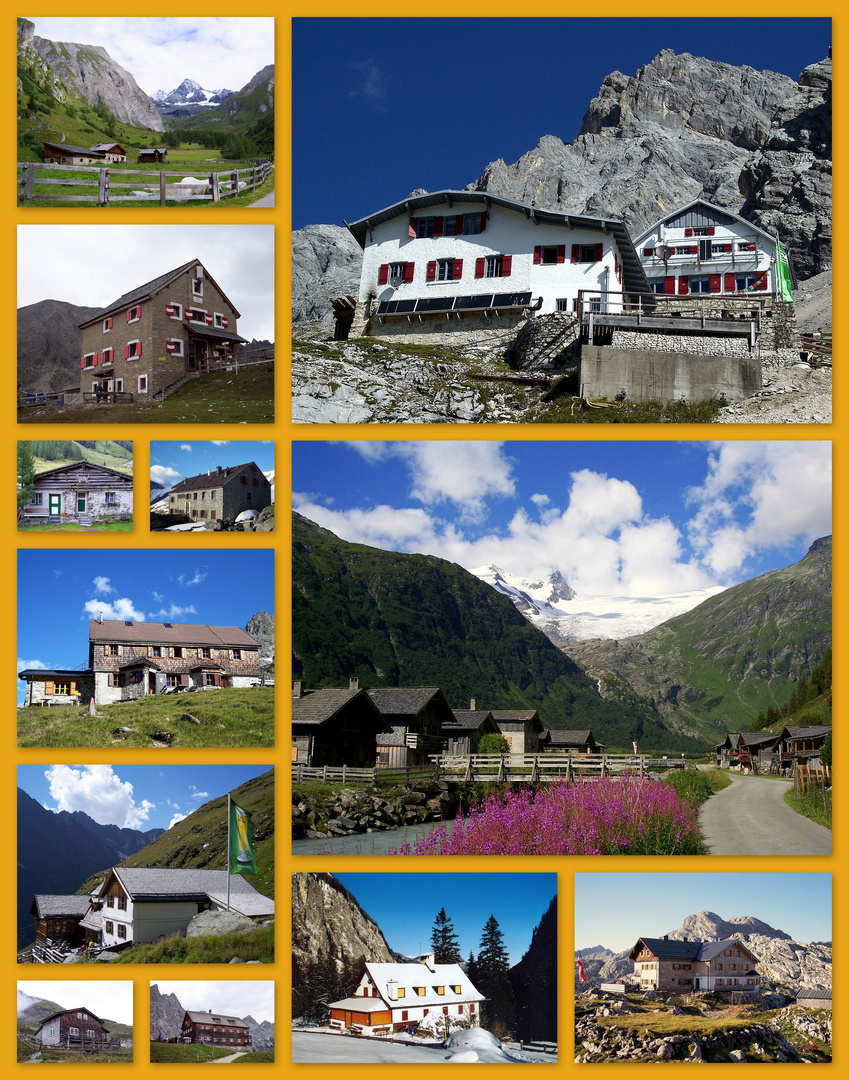 Hütten und Almen - Kalender 2012