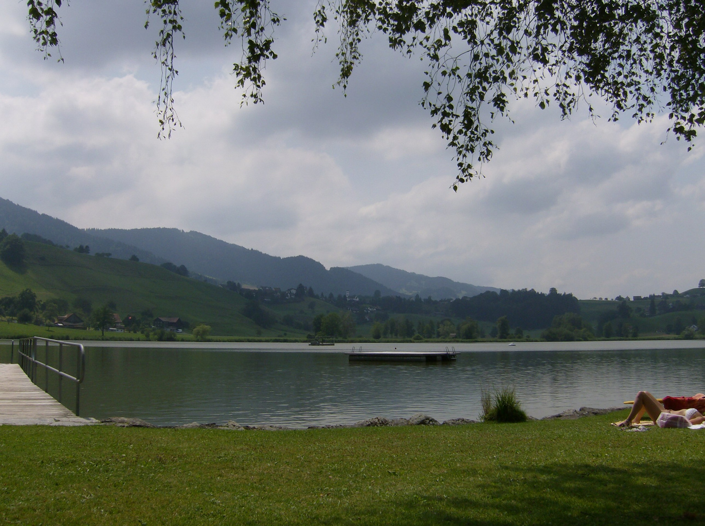 Hüttensee bei Hütten ZH, Schweiz