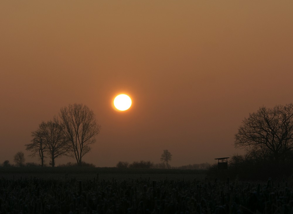 "Hüttenzauber" im Morgenlicht