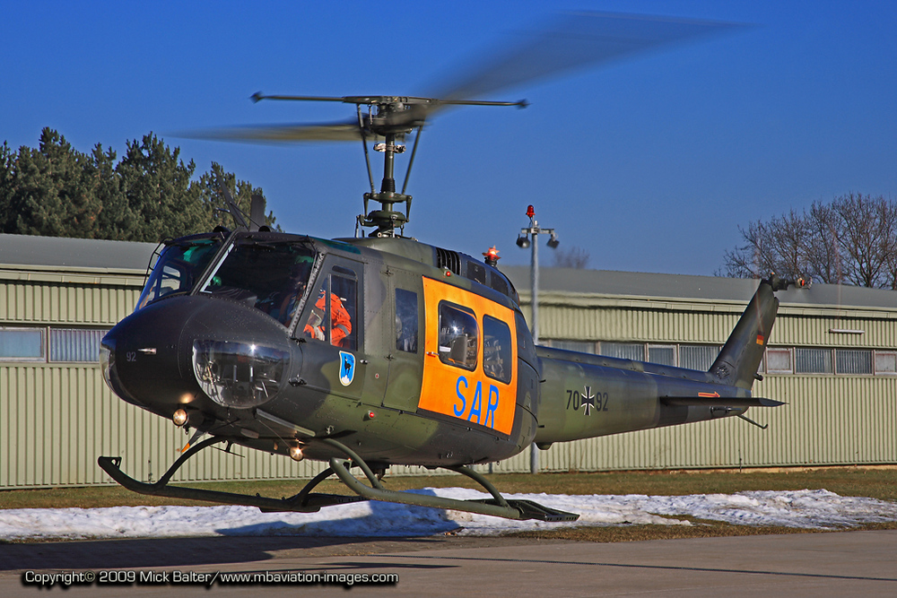 *** Huey Departure - SAR 46 Malmsheim 22012009 ***