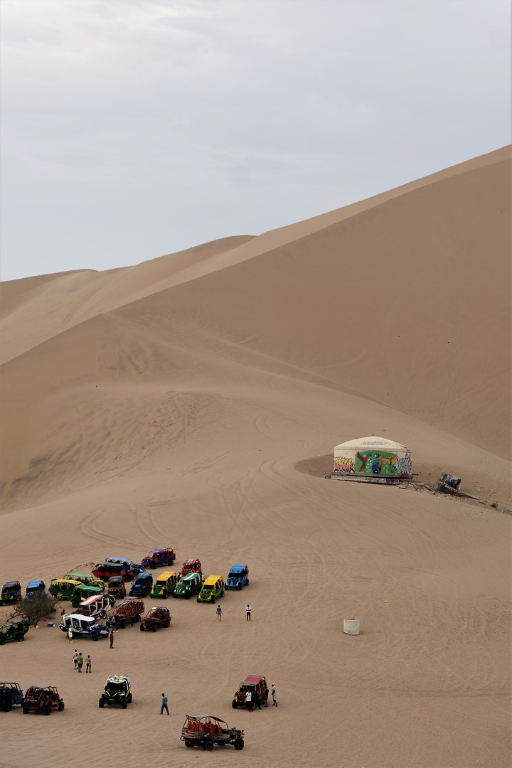 Huge dunes in Peru